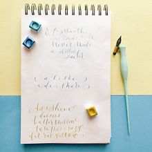 My project in English Calligraphy from A to Z course. Calligraph project by itslettersfromjuliet - 03.30.2020