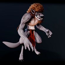 Werewolf - Animal transformation :  Modelado profesional de personajes cartoon 3D. 3D, Sketching, 3D Design, 3D Character Design, and 3D Modeling project by Roman C. Ojer - 03.10.2020