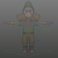 Proyecto del curso: Introducción al rigging para animación. Rigging project by Max Ponce Esparza - 04.08.2020