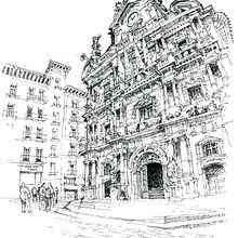 Ciudades amuralladas. Un progetto di Disegno e Illustrazione architettonica di Luis Ruiz Padrón - 30.03.2020