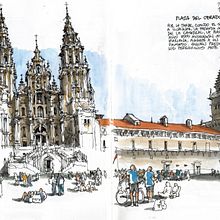 Café de L'Europe, Orense 2013. Un projet de Dessin et Illustration architecturale de Luis Ruiz Padrón - 30.03.2020