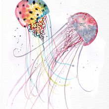 Ilustraciones Experimentales. Un progetto di Pittura ad acquerello di Lorena San Martin - 30.03.2020