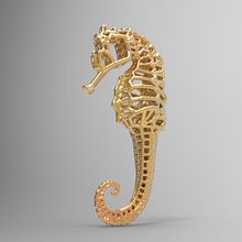 Hipocampo.. 3D, Jewelr, and Design project by jordigarciapons - 03.31.2016