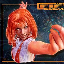 Leeloo Dallas. Un proyecto de Ilustración tradicional e Ilustración digital de Oscar Martinez - 17.04.2020