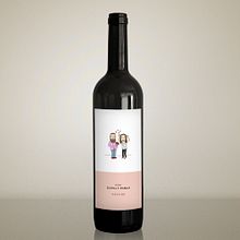 Etiqueta de vino para boda. Un proyecto de Ilustración tradicional de Guillermo García - 31.03.2020