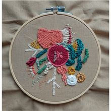 Mi Proyecto del curso: Técnicas avanzadas de bordado: puntadas y composiciones con volumen. Un proyecto de Artesanía, Bellas Artes, Bordado y Costura de Loli Caneda Marquez - 31.03.2020