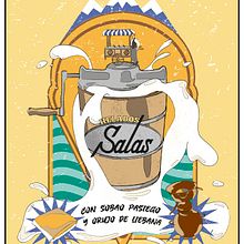 Helados SALAS. Traditional illustration project by Au PTZ - 03.31.2020