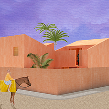 Meu projeto do curso: Representação gráfica de projetos arquitetônicos. Architecture, Digital Architecture, Collage, and Creativit project by Layzza Andrade - 03.31.2020