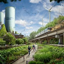 Green City. Collage, Digital Photograph, and Photo Retouching project by Nick Pedersen - 03.31.2020