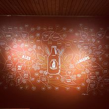 Lettering Espacios Cervecería. Retail Design, H, Lettering, e Lettering projeto de Luis Rojas Villarroel - 01.04.2019