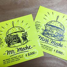 Meche Food Truck. Calligraph, H, Lettering, and Lettering project by Luis Rojas Villarroel - 04.01.2019