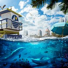 Floating World. Collage, Digital Photograph, and Photo Retouching project by Nick Pedersen - 04.01.2020