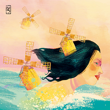 Projeto final do curso: Técnicas de ilustração com aquarela digital. Digital Painting, and Watercolor Painting project by Nilcemar Bejar - 04.01.2020