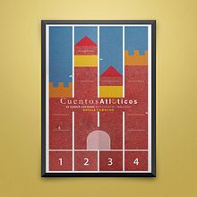 Cartel Cuentos Atléticos. Poster Design project by Delma ツ - 04.01.2020