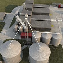 Planta de alimentos Balanceados. 3D, Architecture, Digital Architecture, Design, and 3D Design project by Sergio Cossani - 01.01.2012