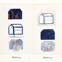 Cada casa es como quien la habita . Embroider, Concept Art, Printing, and Traditional illustration project by Marisol Ormanns - 04.01.2020