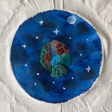 Proyecto bordado y acuarela. Embroider project by Tamara - 04.03.2020