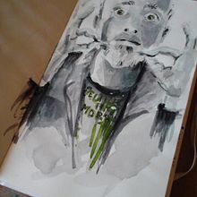 Mi Proyecto del curso: Retrato artístico en acuarela. Fine Arts project by Olimpia Manjón - 05.02.2020