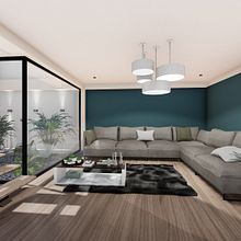 Diseño Vivienda Unifamiliar RIOBAMBA- ECUADOR. Un progetto di Animazione 3D, Architettura, Architettura digitale, Architettura d'interni e Interior design di dannasoto1909 - 02.04.2020