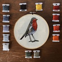 Mi Proyecto del curso: Pintar con hilo: técnicas de ilustración textil. Un proyecto de Bordado de Claudia Canseco - 01.04.2020
