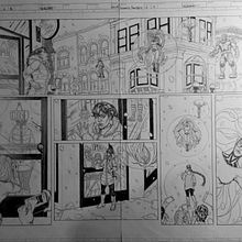 Mi Proyecto del curso: El cómic de superhéroes: narrativa y realización gráfica. Comic project by Jhonesbas Craneo - 04.01.2020