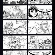 Storyboard clash royale. Digital Drawing project by miguel angel guzman - 04.02.2020