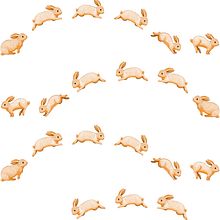 Rabbits. Un progetto di Illustrazione tradizionale e Pattern design di Gloria CaRo - 22.03.2020