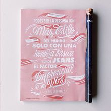 Notas Editoriales. Ilustração tradicional, e Lettering projeto de Caro Marando - 02.04.2020