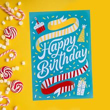 Tarjetas de Cumpleaños. Lettering project by Caro Marando - 04.02.2020