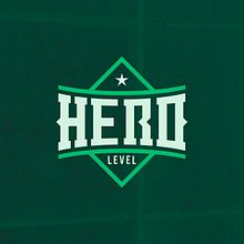 Hero Level. Un proyecto de Br, ing e Identidad y Diseño gráfico de Javier Rodríguez - 01.06.2016