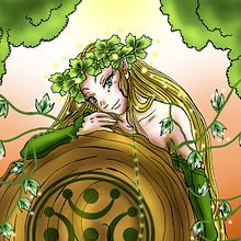 Anjanas de Cantabria . Traditional illustration project by Andrea Obregón Mantecón - 04.02.2020