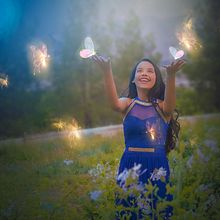 Elisas´s Magical Day. Creativit, Fine-Art Photograph, Portrait Photograph, and Photo Retouching project by pinky rose - 08.10.2018