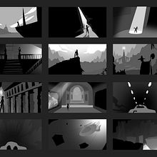 Ejercicios de composición. Un projet de Animation, Art conceptuel , et Jeux vidéo de Lorena Loguén - 11.07.2019