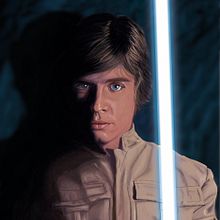 Luke Skywalker. Digital Illustration project by Pamy Gr - 04.02.2020