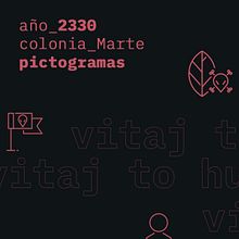 Marte_2330_Pictogramas. Un proyecto de Diseño digital, Diseño gráfico e Ilustración tradicional de Joel Miralles Meneses - 02.04.2020