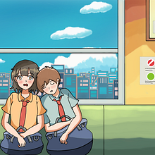 siempre protegere a la persona que amo. Een project van 2D-animatie,  Concept art,  Tekening, Tekening met potlood, Digitale tekening, Ontwerp van personages y Traditionele illustratie van yonathan morales - 02.04.2020