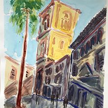 Mi Proyecto del curso: Paisajes urbanos en acuarela. Un proyecto de Pintura a la acuarela de sergioaltea - 03.04.2020