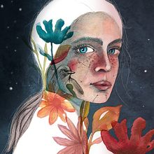 My project in Illustrated Portrait in Watercolor. Thanks Ana Santos <3. Un proyecto de Ilustración tradicional de Lorena La Rocca - 03.04.2020
