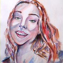 Mi Proyecto del curso: Retrato artístico en acuarela. Un progetto di Pittura ad acquerello di Regina Vaquero - 03.04.2020