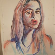 My project in Artistic Portrait with Watercolors course. Un proyecto de Pintura a la acuarela de Jo Turner - 03.04.2020