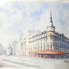 Madrid calle Alcala. Projekt z dziedziny  Architektura użytkownika ANGEL MACIAS - 03.04.2020