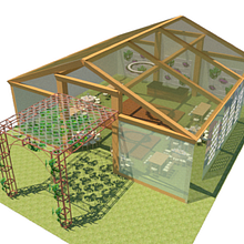 Estructura para eventos de estilo Primaveral. Un proyecto de Arquitectura digital de Alonso Campos - 04.04.2020