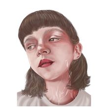 My project in Digital Techniques for Illustrated Portraits course.  project by Elisa Roselli - 04.07.2020