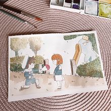 Mi Proyecto del curso: Ilustración en acuarela con influencia japonesa. Un proyecto de Pintura a la acuarela de iredavila - 04.04.2020