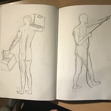 Cuerpo humano movimiento. Un proyecto de Bellas Artes de Ian Ariño - 04.04.2020