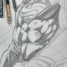 Meu projeto do curso: Ilustração para quadrinhos: a anatomia de um super-herói. Un proyecto de Cómic, Dibujo a lápiz, Ilustración tradicional, Diseño de personajes y Dibujo anatómico de WENISKLEY SANTANA - 03.04.2020