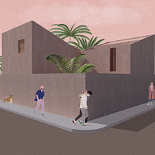 Meu projeto do curso: Representação gráfica de projetos arquitetônicos. 3D, Animation, Architecture, Collage, Design, Interior Architecture, and Traditional illustration project by Raul Barbosa - 04.05.2020