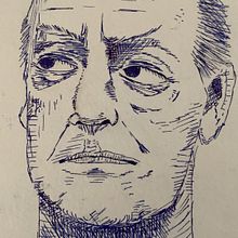 Mi Proyecto del curso: Eduardo Galeano. Drawing, and Portrait Drawing project by Erik Barajas - 04.05.2020