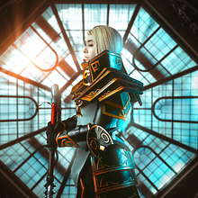 Guerrera Divina / Fotomontaje Cosplay. Projekt z dziedziny Fotografia c i frowa użytkownika Gabriel Jiménez Soto - 05.04.2020