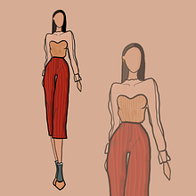 Fashion Design - casual day in Paris. Un proyecto de Diseño de moda de Sorina Șerban - 05.04.2020